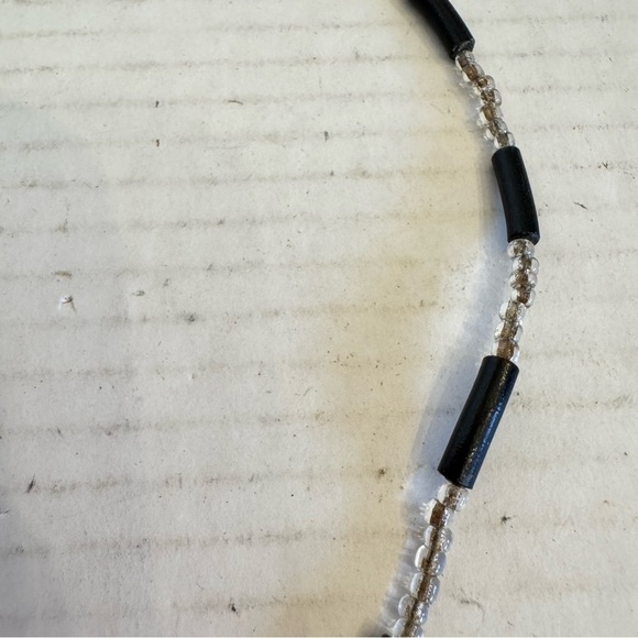 Mother of Pearl Moon Shaped Pendant 20” Good Luck Necklace - Picture 11 of 16